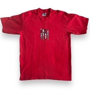 Horror Villian Knife Chucky, Jason, Ghostface, Myers Red Embroidered T-Shirt